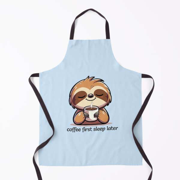 Item preview, Cute Sloth Coffee, Coffee First Sleep Later designed and sold by merchloh128.