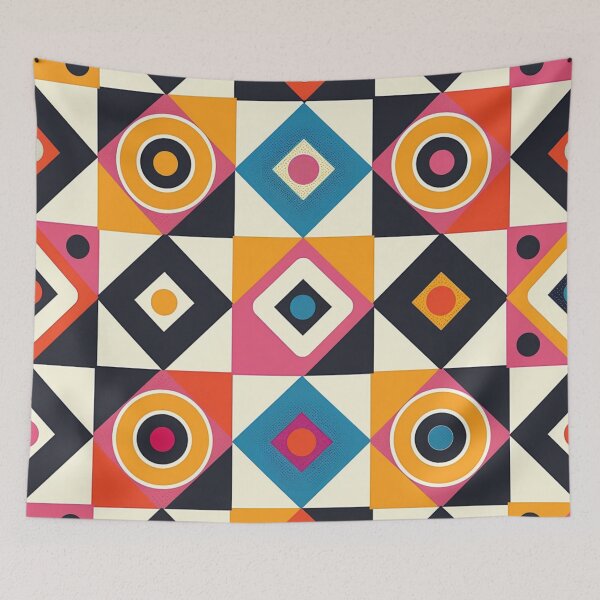 Item preview, Modern Eclectic Geometry: Non-Symmetrical Pattern designed and sold by Ace Apparel  Attire.