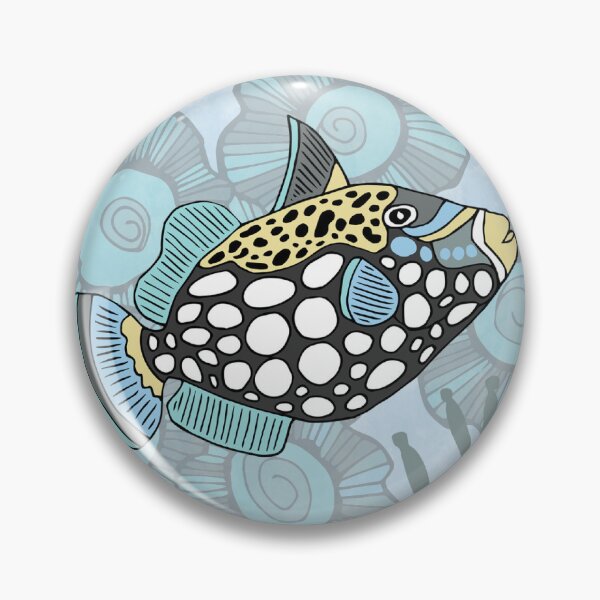 Item preview, Clown Trigger and ocean fishes designed and sold by Palifino.