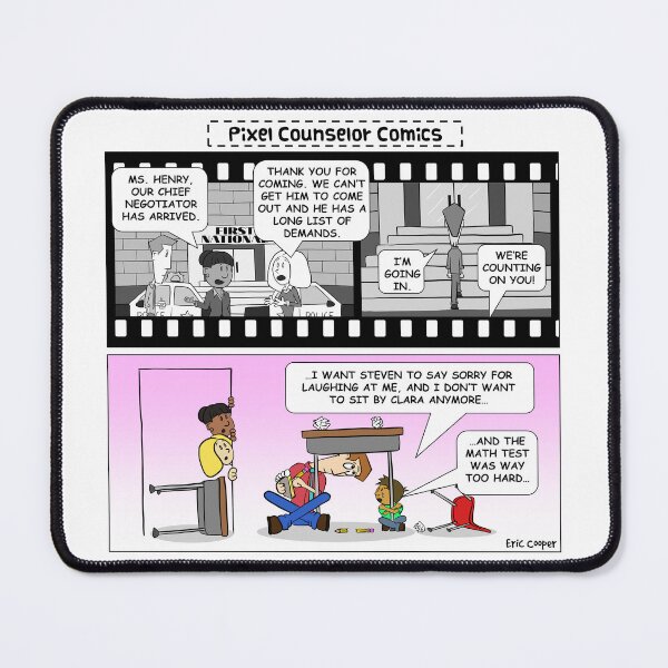 Item preview, Chief Negotiator - Pixel Counselor Comics by Eric Cooper designed and sold by PixelCounselorE.