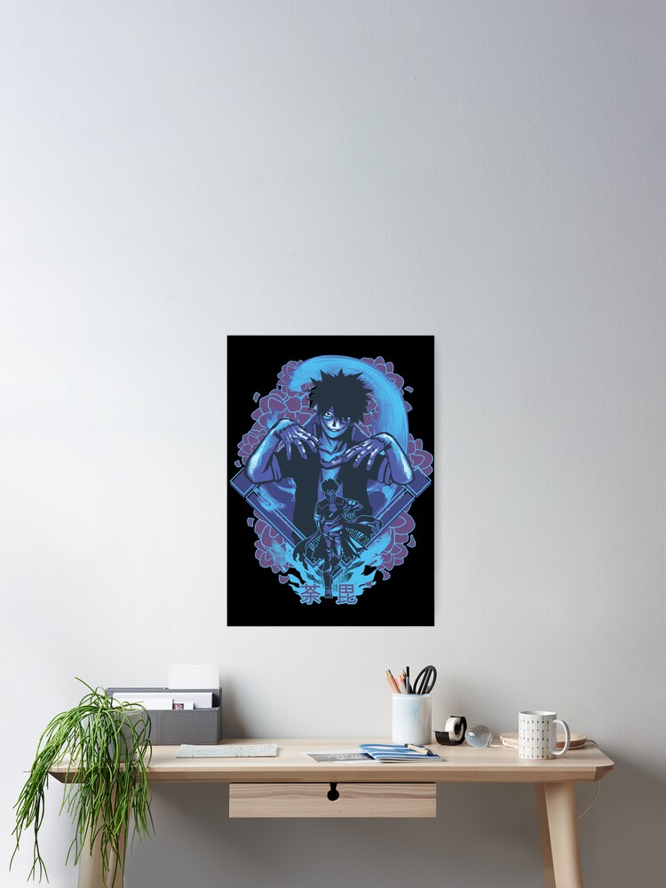 Blue Flame Villain v2 Poster