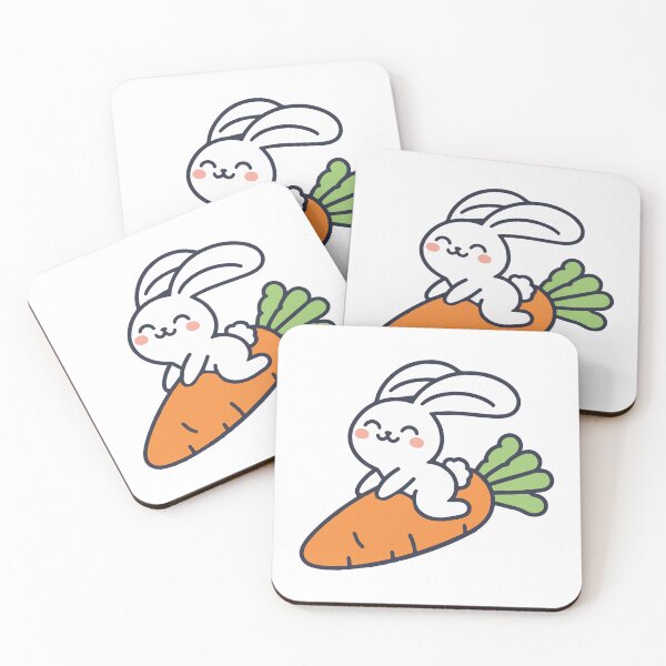 Item preview, Rabbit Sitting on a Large Orange Carrot designed and sold by Colorful Dreams.