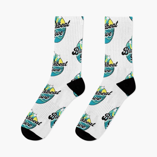 Item preview, BREAKBEAT  - Love Waves Stars (Black/Yellow/Blue)  designed and sold by Discothreadz.