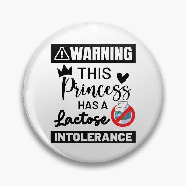 Aperçu de l'œuvre Warning Sign Girls Lactose Free Princess Lactose Intolerance Gear créée et vendue par DynamicDesign.