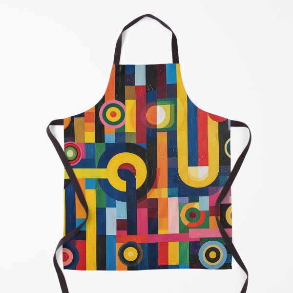 Item preview, Lively Abstract Infusion: Bright Geometric Pattern designed and sold by Ace Apparel Attire.