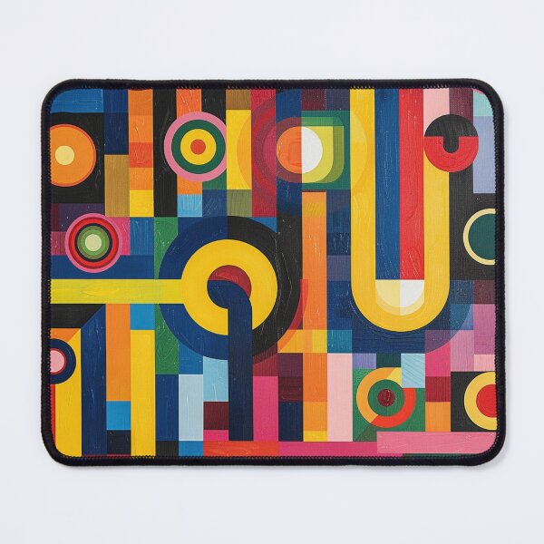 Item preview, Lively Abstract Infusion: Bright Geometric Pattern designed and sold by Ace Apparel Attire.