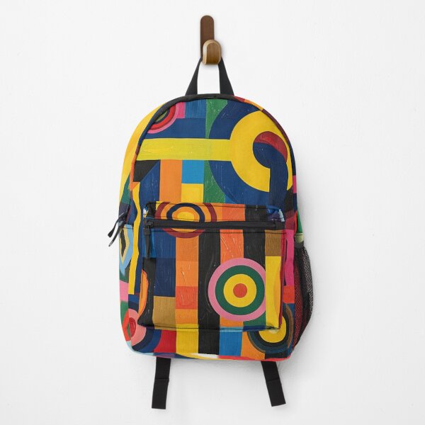 Item preview, Lively Abstract Infusion: Bright Geometric Pattern designed and sold by Ace Apparel Attire.