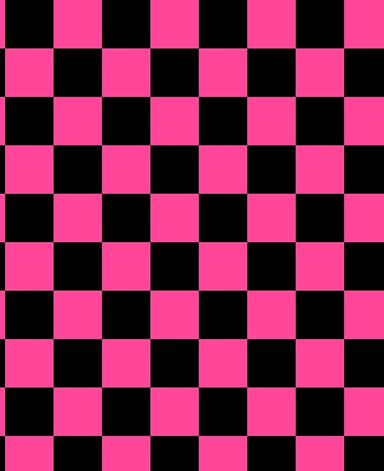 Pink Checkerboard Pattern\