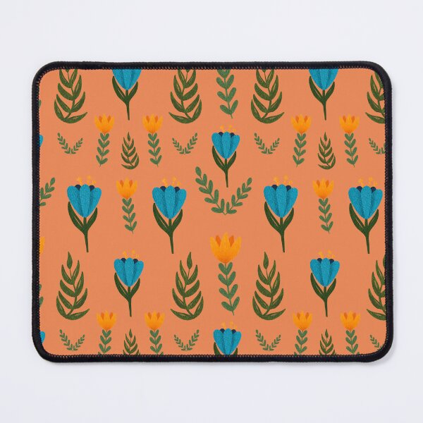 Item preview, Folk Art Flowers, Orange designed and sold by serafineaandd.