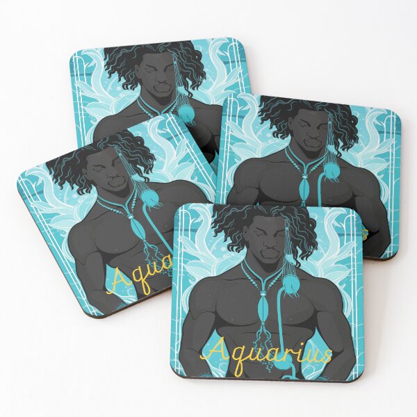 Item preview, Zodiac of Resilience: Black History Month Astrology Collection - Aquarius Man designed and sold by monetdesignsred.