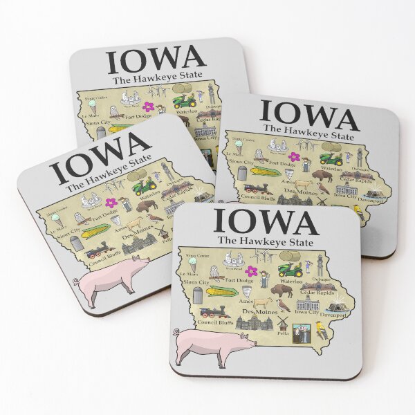 Item preview, Iowa, the Hawkeye State designed and sold by markjennings98.