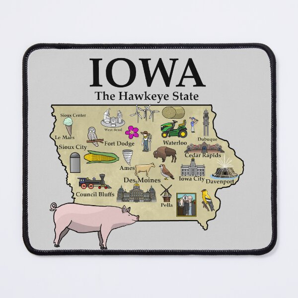 Item preview, Iowa, the Hawkeye State designed and sold by markjennings98.