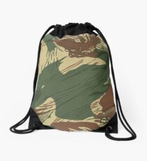 Rhodesian Brush Stroke Camouflage Drawstring Bag