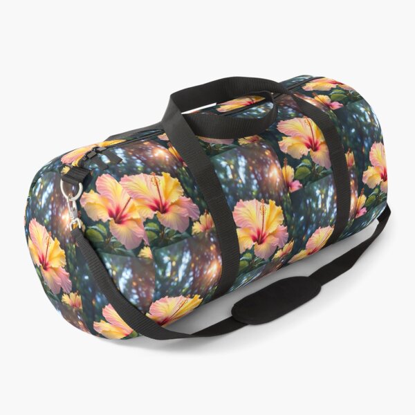Item preview, Yellow and pink Hibiscus flower designed and sold by WalterGomes.