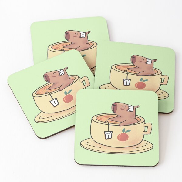 Item preview, Capy Tea designed and sold by ChonkypurrArt.