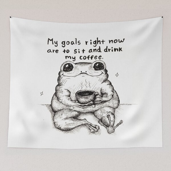 Item preview, Coffee goals designed and sold by MyOwnInvention.