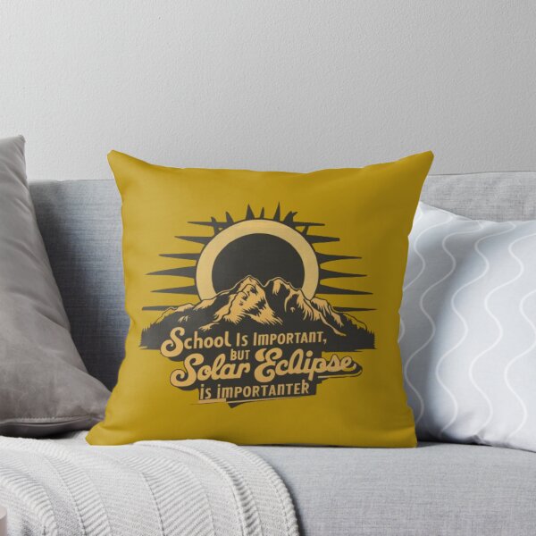 Item preview, School Is Important But Solar Eclipse Is Importanter, total Solar Eclipse Fun Moon Lover Education Shop funny T-Shirt designed and sold by YouSsefHN05.