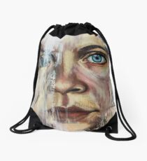 Portrait Drawstring Bag