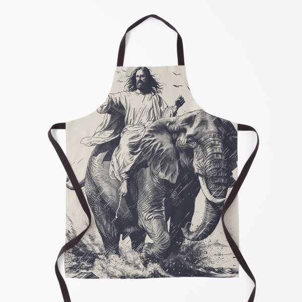 Item preview, Jesus rides a American elephants designed and sold by Rockwpapart.