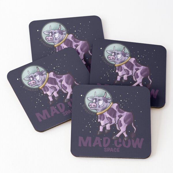 Item preview, Mad Space Cow designed and sold by Bovinae Art.