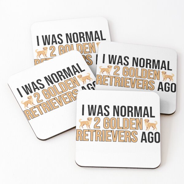 Item preview, I Was Normal 2 Golden Retrievers Ago designed and sold by TheAnimalZ00.