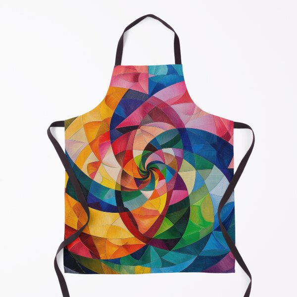 Item preview, Vivid View: Abstract Swirling Colors Composition designed and sold by Ace Apparel Attire.