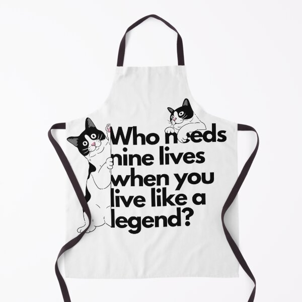 Item preview, cat,Who needs nine lives when you live like a legend? designed and sold by L Samos.