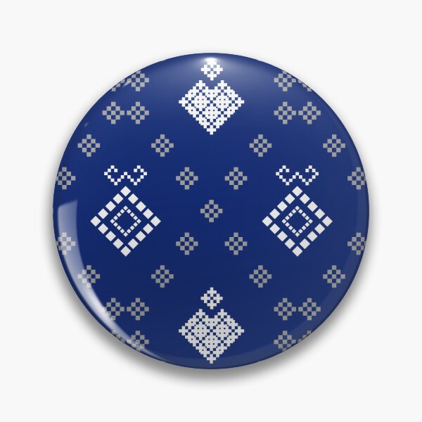 Item preview, Blue ethnic pattern designed and sold by Horizonie.