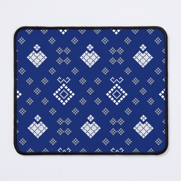 Item preview, Blue ethnic pattern designed and sold by Horizonie.