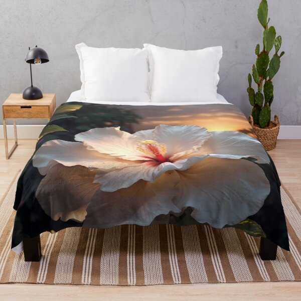 Item preview, White hibiscus flower designed and sold by WalterGomes.