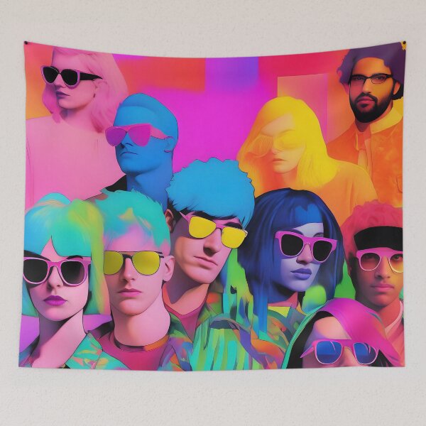 Item preview, Synthwave Collective designed and sold by ramboe.