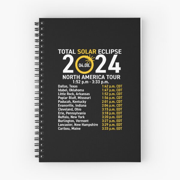 Item preview, Total Solar Eclipse April 8 2024 Path Of The Eclipse designed and sold by AdolfoSClay.