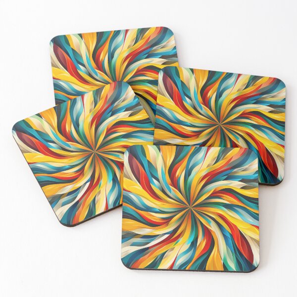 Item preview, Dynamic Spectrum: Abstract Geometric Composition" designed and sold by Ace Apparel  Attire.