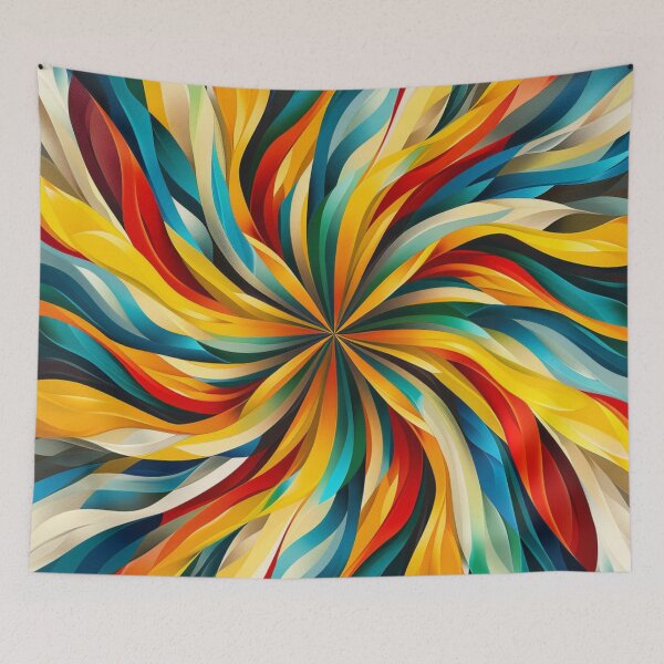 Item preview, Dynamic Spectrum: Abstract Geometric Composition" designed and sold by Ace Apparel  Attire.