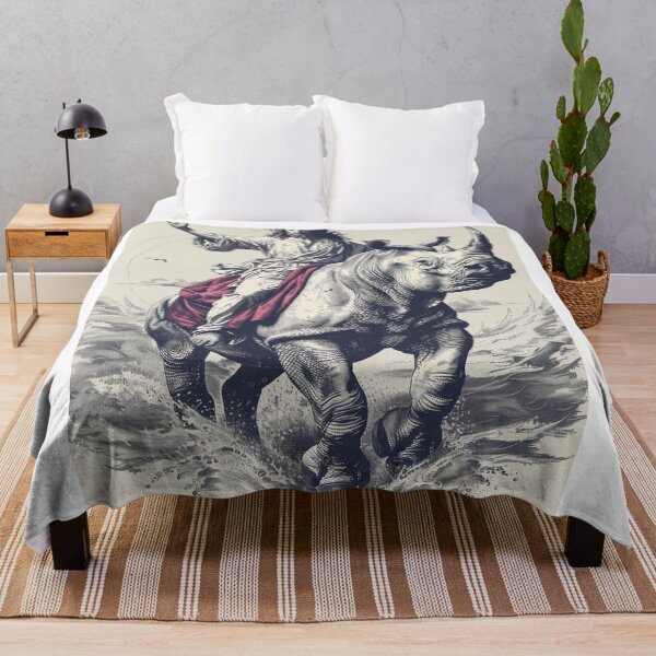 Item preview, Stylish Jesus Riding Rhinoceros designed and sold by Rockwpapart.