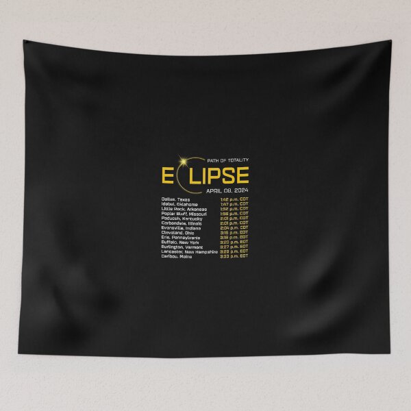 Item preview, Totality Path 2024 Eclipse Map Total Eclipse Astronomy designed and sold by AdolfoSClay.
