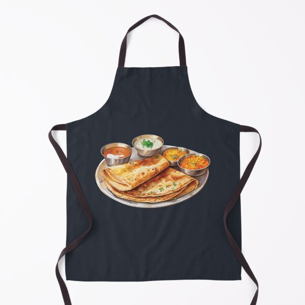 Item preview, South Indian Dosa Served With Curry And Condiments designed and sold by Alicia Chee.