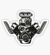 Racing Blower Engine T Shirt Sticker