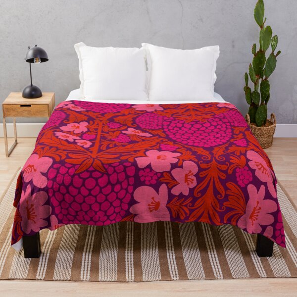 Item preview, Golly Berry Electric Damask designed and sold by Rochelle Carr.
