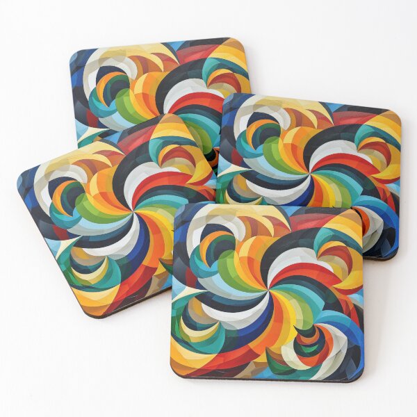 Item preview, Vibrant Vortex: Colorful Abstract View designed and sold by Ace Apparel  Attire.
