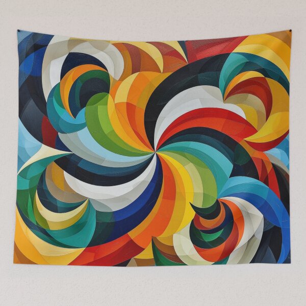 Item preview, Vibrant Vortex: Colorful Abstract View designed and sold by Ace Apparel  Attire.
