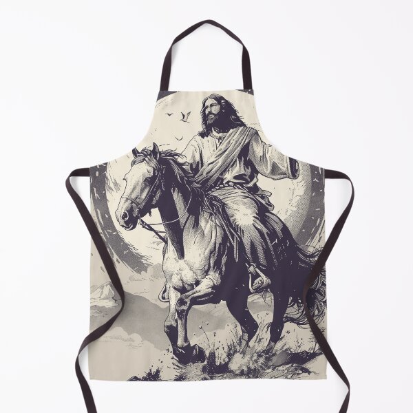 Item preview, jesus riding a Horse designed and sold by Rockwpapart.