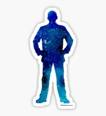 The 9th Doctor - Doctor Who Art Print Sticker