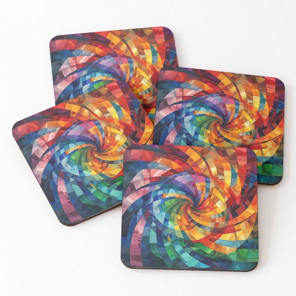 Item preview, Intricate Illusions: Swirling Colors and Shapes designed and sold by Ace Apparel  Attire.