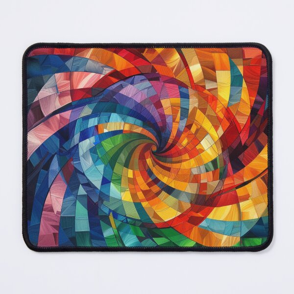 Item preview, Intricate Illusions: Swirling Colors and Shapes designed and sold by Ace Apparel Attire.