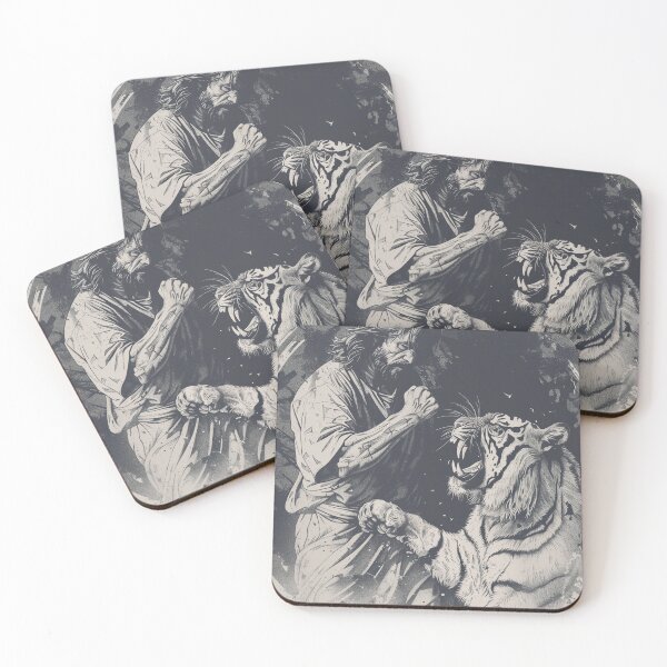 Item preview, Jesus punched the tiger designed and sold by Rockwpapart.
