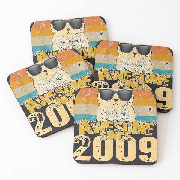 Item preview, Intage Distressed Awesome Since 2009 13 Years Old Cat Mom  designed and sold by lauvjdxks.
