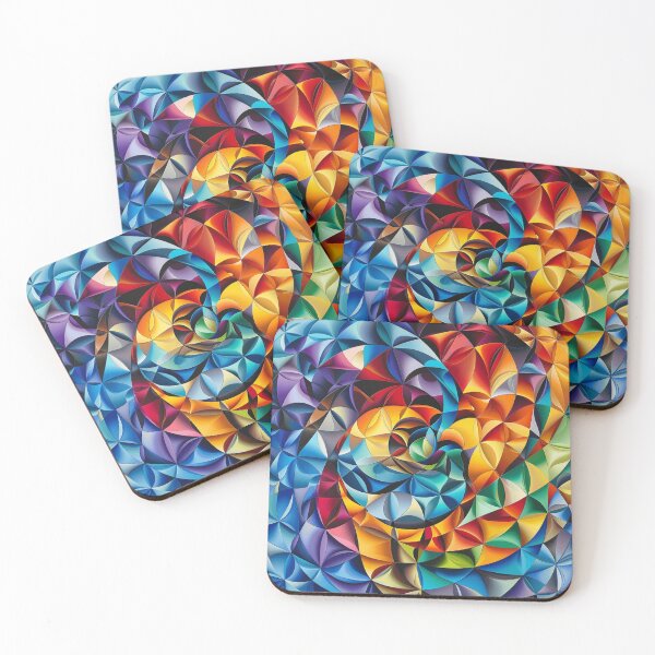 Item preview, Radiant Revelations: Dynamic Abstract View designed and sold by Ace Apparel  Attire.
