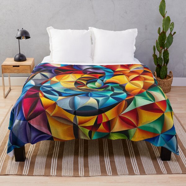 Item preview, Radiant Revelations: Dynamic Abstract View designed and sold by Ace Apparel Attire.
