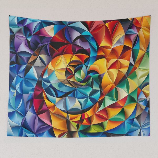 Item preview, Radiant Revelations: Dynamic Abstract View designed and sold by Ace Apparel  Attire.